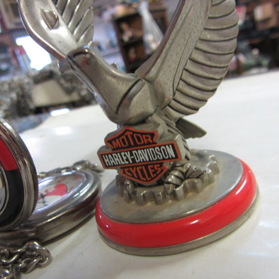 Franklin Mint Harley Davidson Pocket Watch with D… - image 5