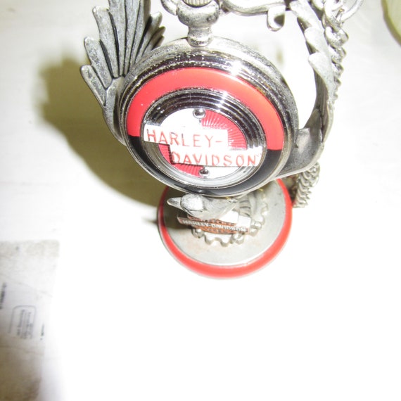 Franklin Mint Harley Davidson Pocket Watch with D… - image 3