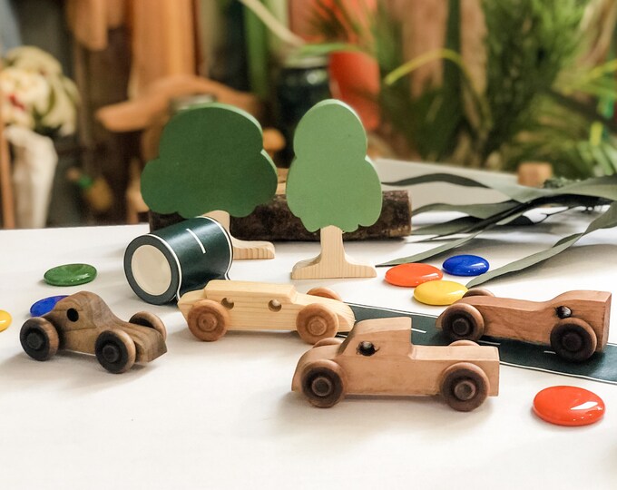 wooden car roll