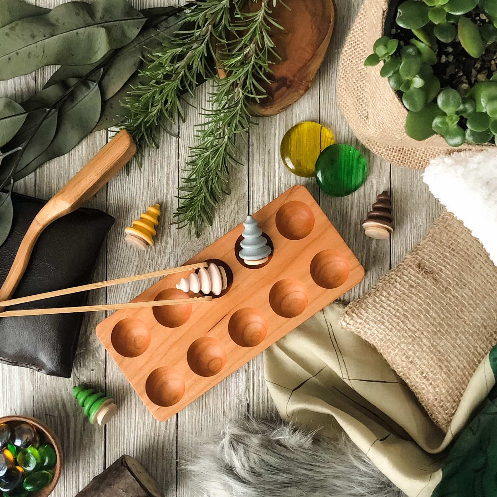 Double Sided Wooden Ten Frame Ten Frame for Counting and Etsy