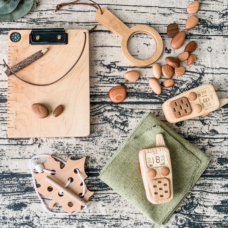 Waldorf Toys Nature Inspired Wooden Toys Montessori Resources Homeschool Nature School Explorer Deluxe Basket
