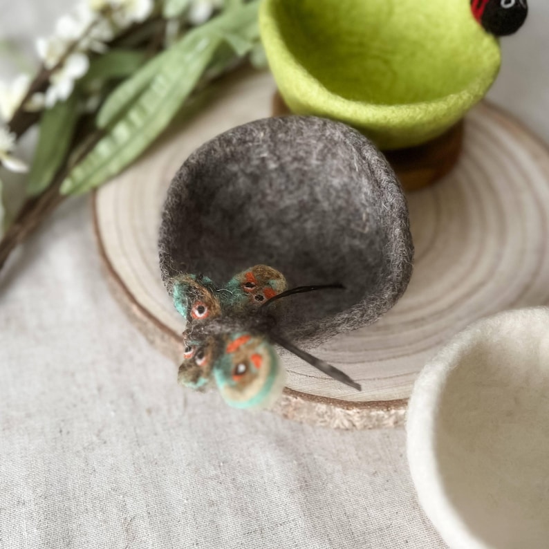 Garden Bug Felt Mini Bowls - Etsy