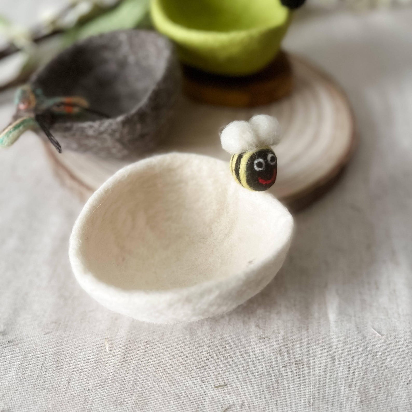 Garden Bug Felt Mini Bowls - Etsy