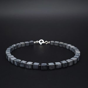 Herenarmband Picasso Jaspis edelsteen, handgemaakte sieraden voor mannen, natuursteenarmbanden voor mannen, unieke cadeaus voor mannen, cadeau voor hem