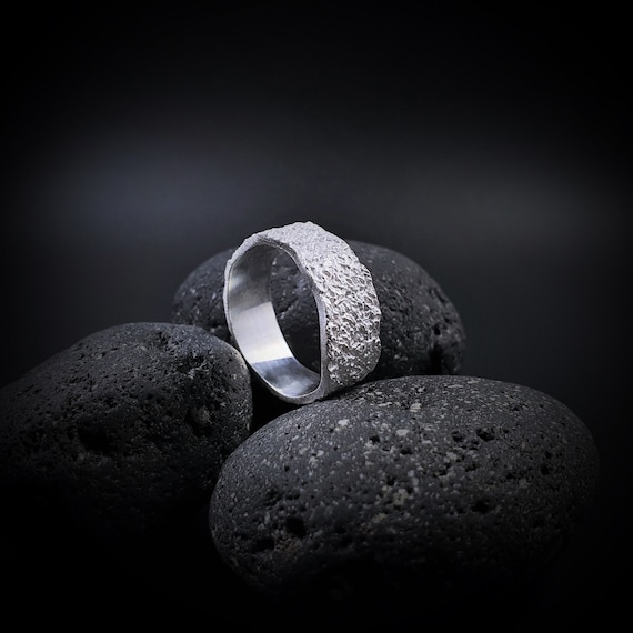 Handmade 999 Silver Ring Real Solid Pure silver Ring Resizable 100% 999  Silver Ring for