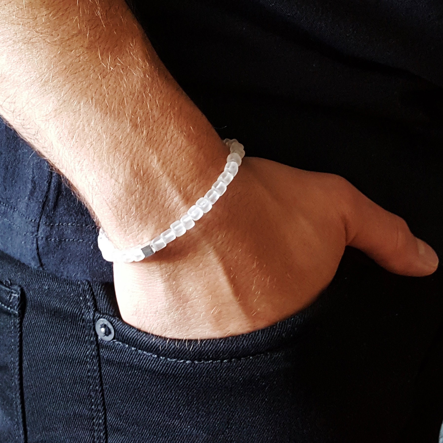 925 Silver Unique Subtle Bracelet for Men