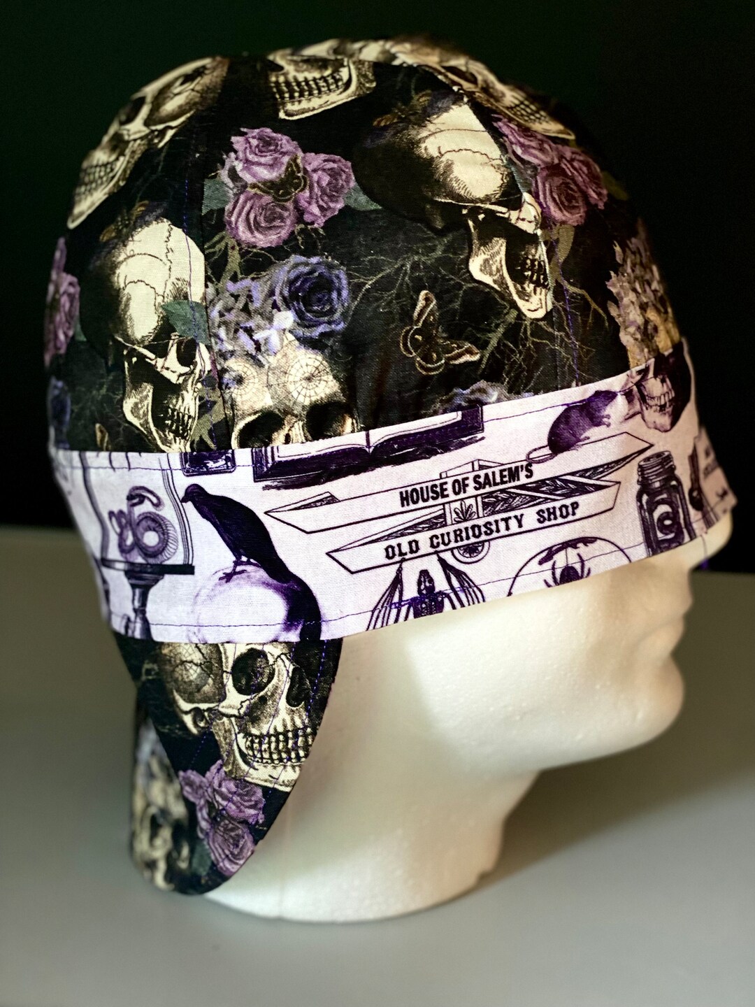 Fitted Welders Cap, Reversible, Long Crown, Boiler Maker, Hard Hat ...