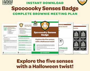 Brownie Spooky Senses Badge – Halloween Girl Scout Meeting Plan & Aktivitäten