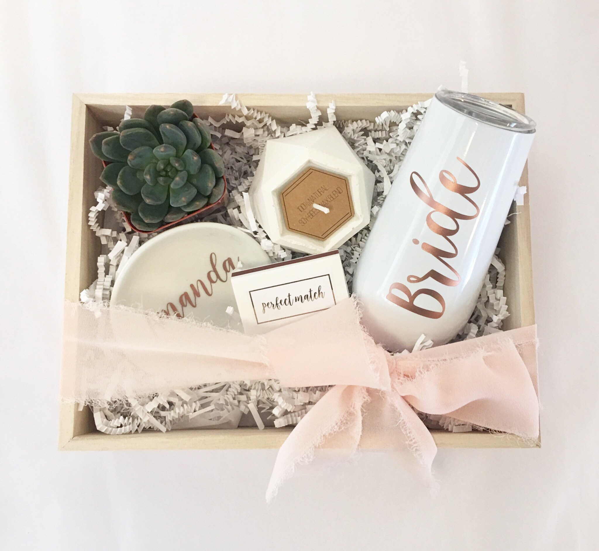 Engagement Gift, Wooden Gift Box, Bride box set - Brides Box, Persona…