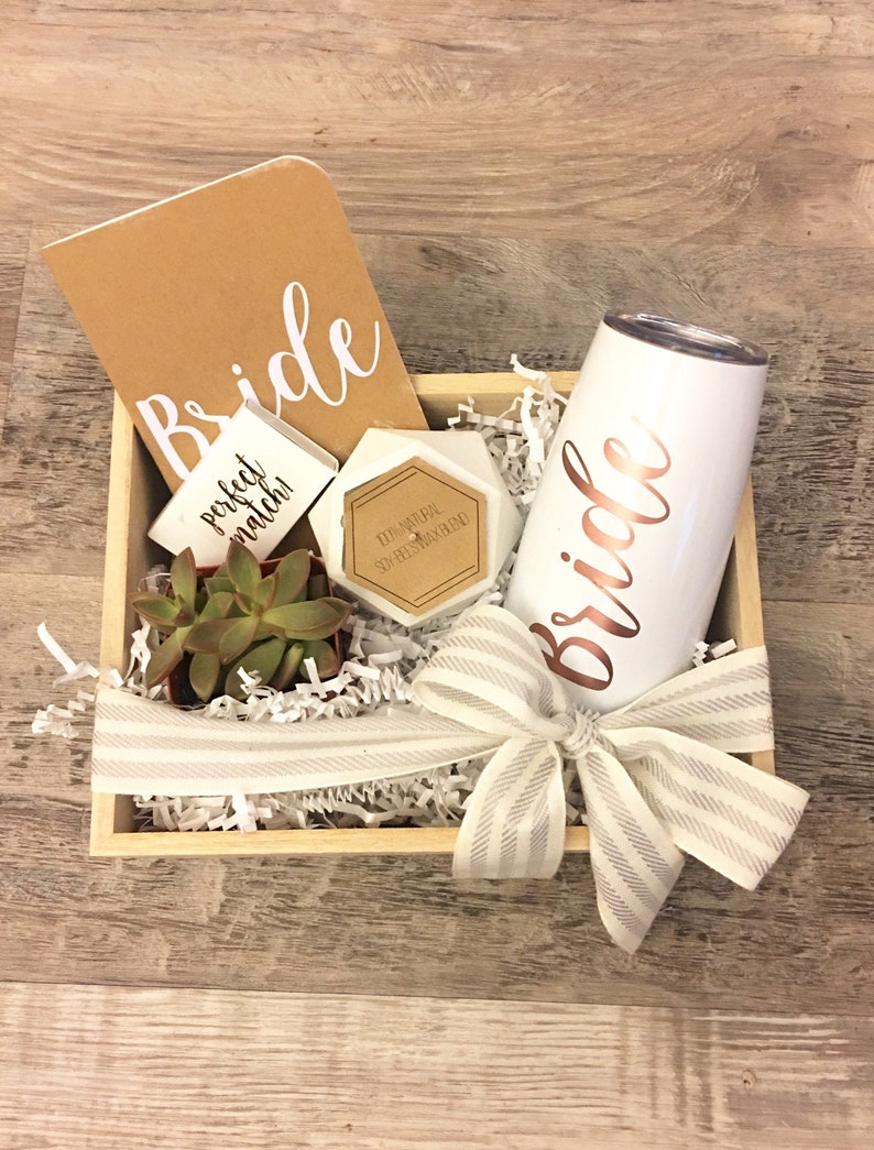 Engagement Gift Wooden Gift Box Bride gift box set Bride Etsy