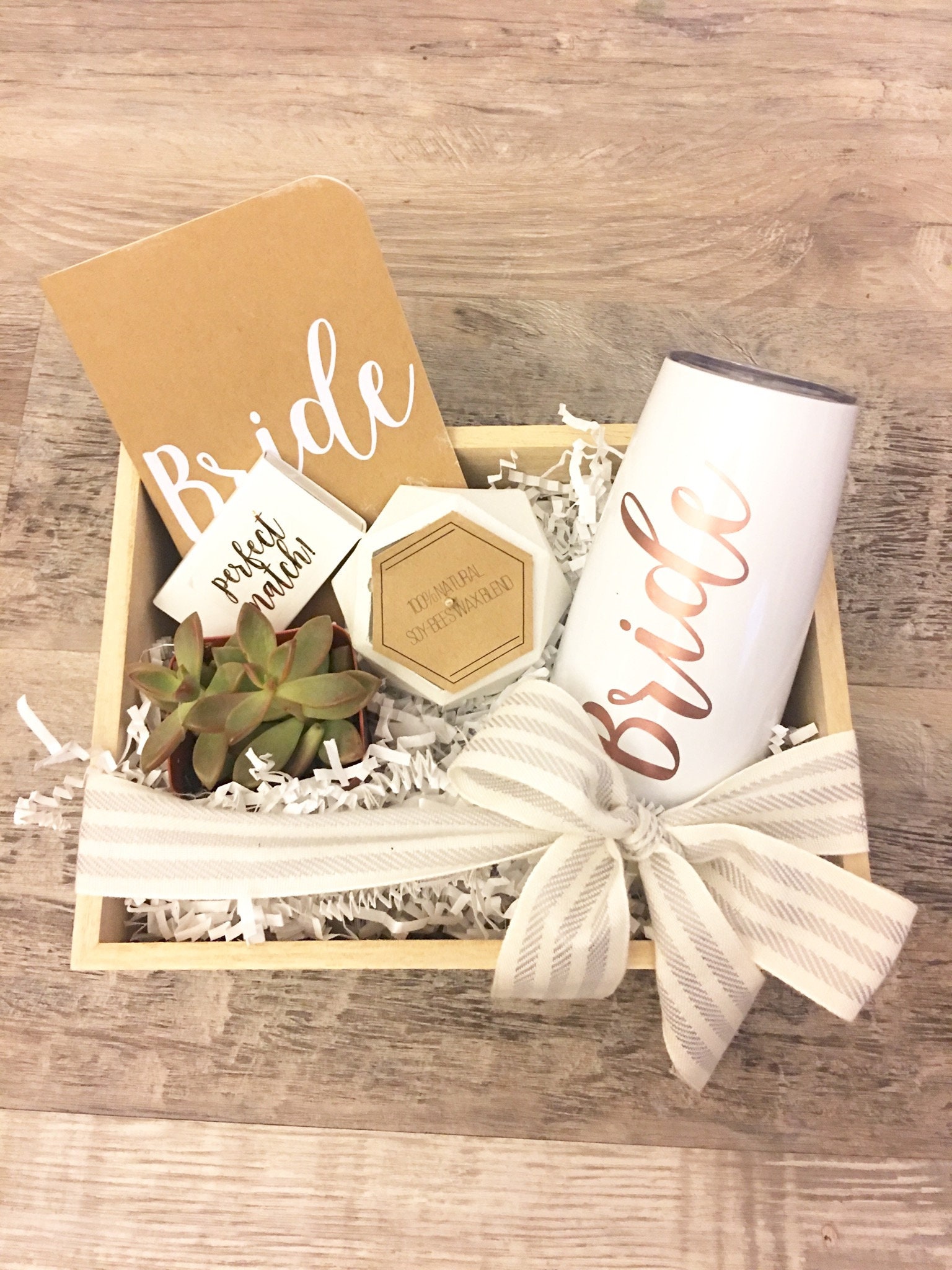 Engagement Gift Wooden Gift Box Bride Box Set Brides Box Etsy