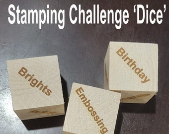 Stamping Challenge 'Dice' - Great tool to Creatively Challenge Yourself, Your Team, or Retreat Attendees!