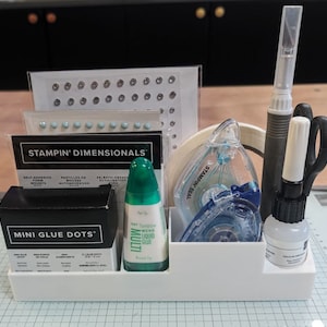 Ultimate Adhesive Box - Stores Your Adhesives and Tools Needed Neatly, Ready to Use!