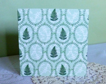 Fern Wreath Design Greetings Card – Designed by Elisha Debbage