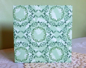 Leaf Wreath Design Greetings Card – Designed by Elisha Debbage