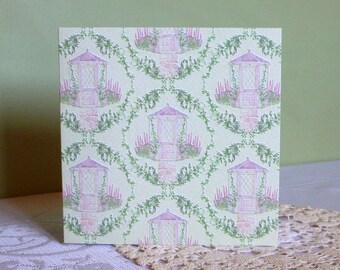 Summer House Design Greetings Card – Designed by Elisha Debbage