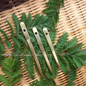 BRASS Nalbinding Needle ~ Made of Solid Brass ~ Ancient Craft That Predates knitting by About 1,000 Years!