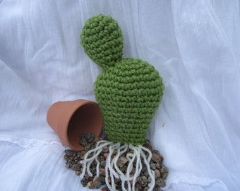 Petite Prickly Pear Cactus - Crochet Pattern