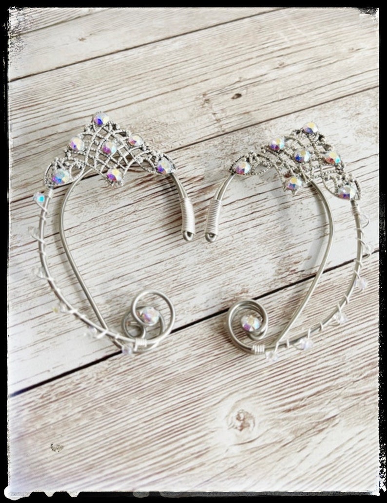 Elven Ear Cuff Elf Ears Fairy Ear Cuffs Elven Ears Fairy Ears Cosplay Ears Fairy Costume Elf Cosplay Elf Costume Fairy Ear image 6