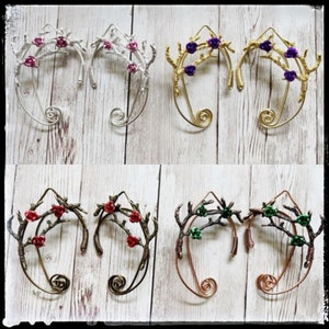 Twig Elven Ear Cuffs - Woodelf Ear Cuffs - Fairy Ear Cuffs - Larp Ears - DND Costume Ears - Galadriel Elven Ears - Fairy Ears