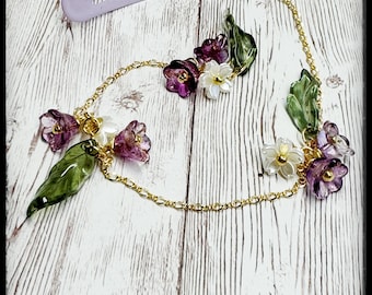 Bloem haaraccessoire - haarketting - haarclips