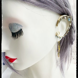 Moon Elven Ear Cuffs - Moon Cuffs - Fairy Ears