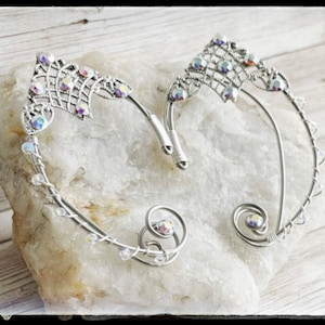 Elven Ear Cuff Elf Ears Fairy Ear Cuffs Elven Ears Fairy Ears Cosplay Ears Fairy Costume Elf Cosplay Elf Costume Fairy Ear image 3