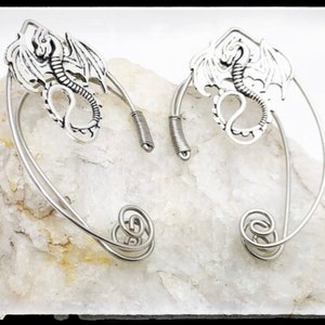 Elven Ear Cuff - Dragon Ear Cuffs - Plain Elf Ear Cuff - Fairy Ears - Elven Ears - Fairy Ear Cuff - Mens Eleven Ear Cuffs