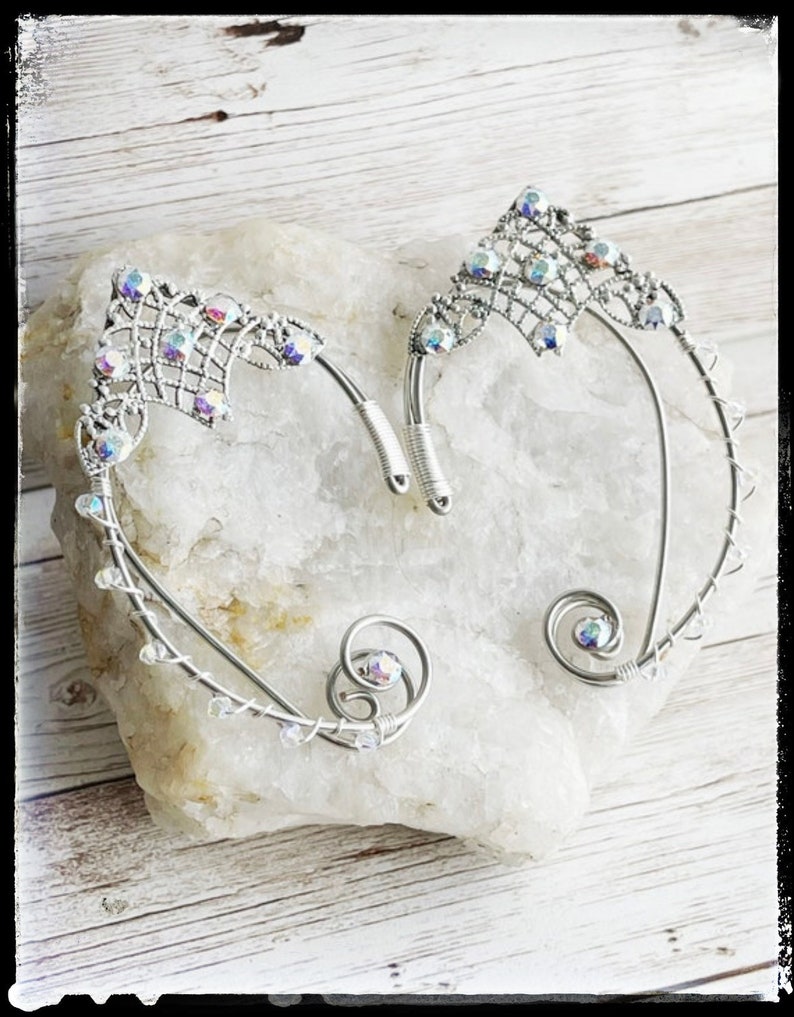 Elven Ear Cuff Elf Ears Fairy Ear Cuffs Elven Ears Fairy Ears Cosplay Ears Fairy Costume Elf Cosplay Elf Costume Fairy Ear image 9