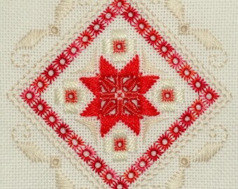 Belarusan Star Hardanger pattern