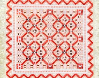 United Family Miniature Rug Needlepoint Pattern