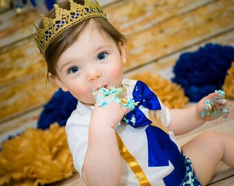 GOLD  Lace Crown,PRINCE Crown,Cake mash crown,Mini crown,Cake Topper ,baby boy Crown,Photography Prop,Cake Topper!!!