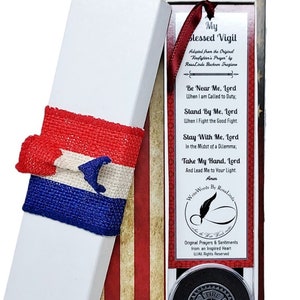 FIREFIGHTER 12pc GIFT SET: Prayer Coin, Wallet Cards, Red Line Stickers, Bookmarks, Gift Box
