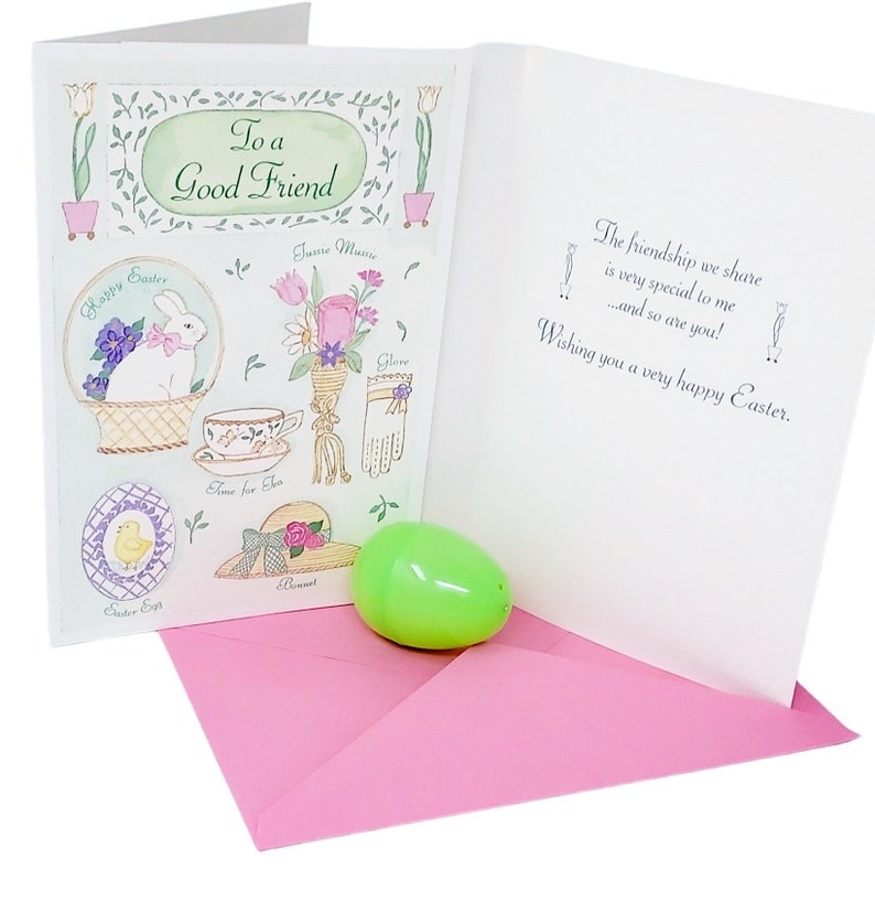 N0S EASTER CARDS 2 PACK with Envelopes Plus Bonus Card Limited Stock Free Shipping Vintage Collection at WriteWords By RosaLinda 2Card/Pkg FRIEND