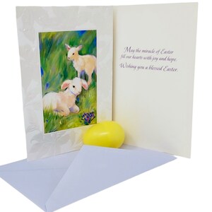 N0S EASTER CARDS 2 PACK with Envelopes Plus Bonus Card Limited Stock Free Shipping Vintage Collection at WriteWords By RosaLinda 2Card/Pkg LAMBS