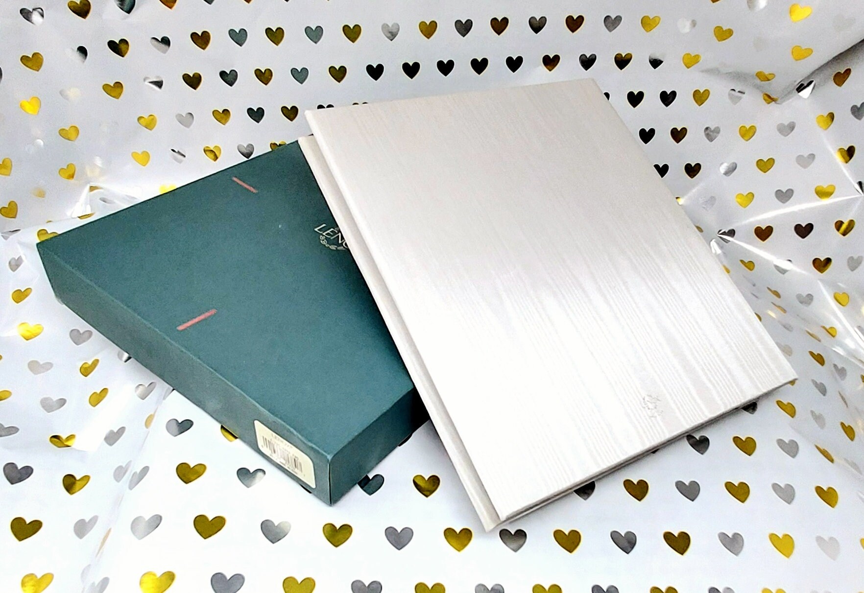Lenox 25th Silver Wedding Anniversary PHOTO ALBUM NIB Free Shipping