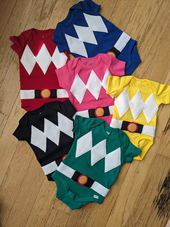 Yellow power ranger onesie sale