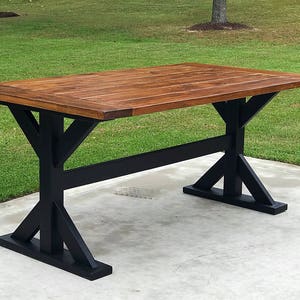 Farm Table Truss Trestle Style Legs