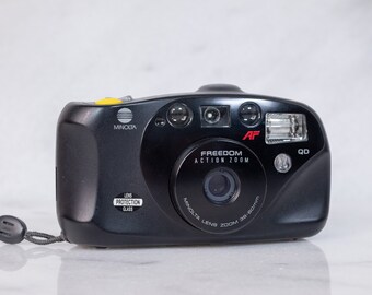 Minolta Freedom Action Zoom 35-60mm Autofocus Point and Shoot 35mm Film Camera