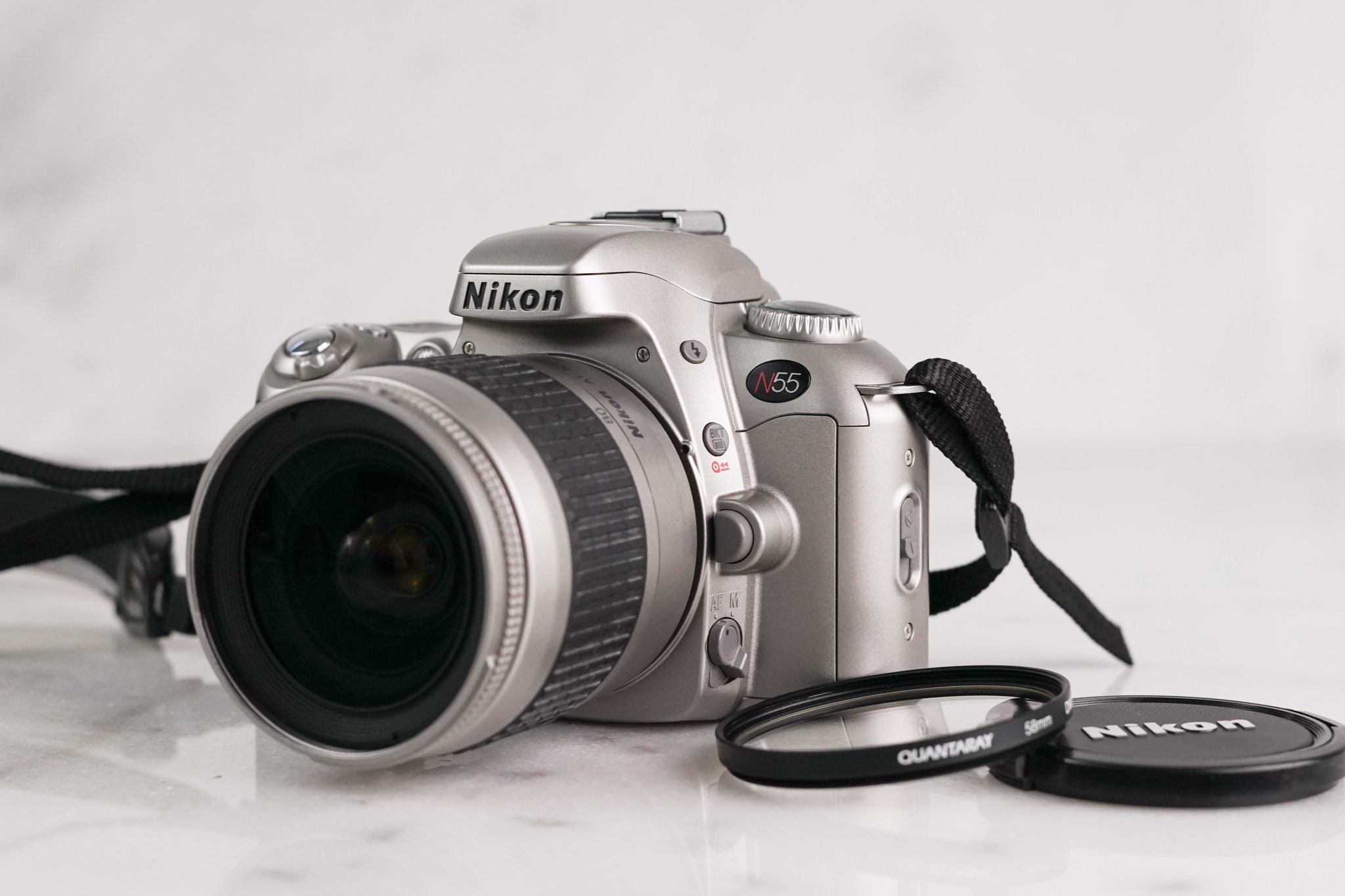 Nikon N55 35mm Film SLR Camera with Nikon AF Nikkor 2880mm Etsy