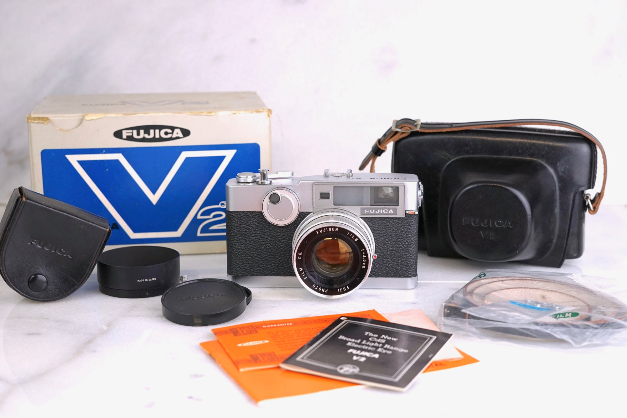 Fujifilm Fujica V2 35mm Film Rangefinder Camera With - Etsy Canada