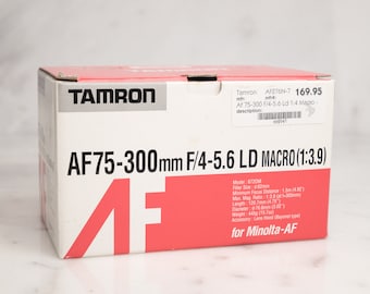 Tamron 75-300mm Macro Zoom Lens – Minolta/Sony A Mount