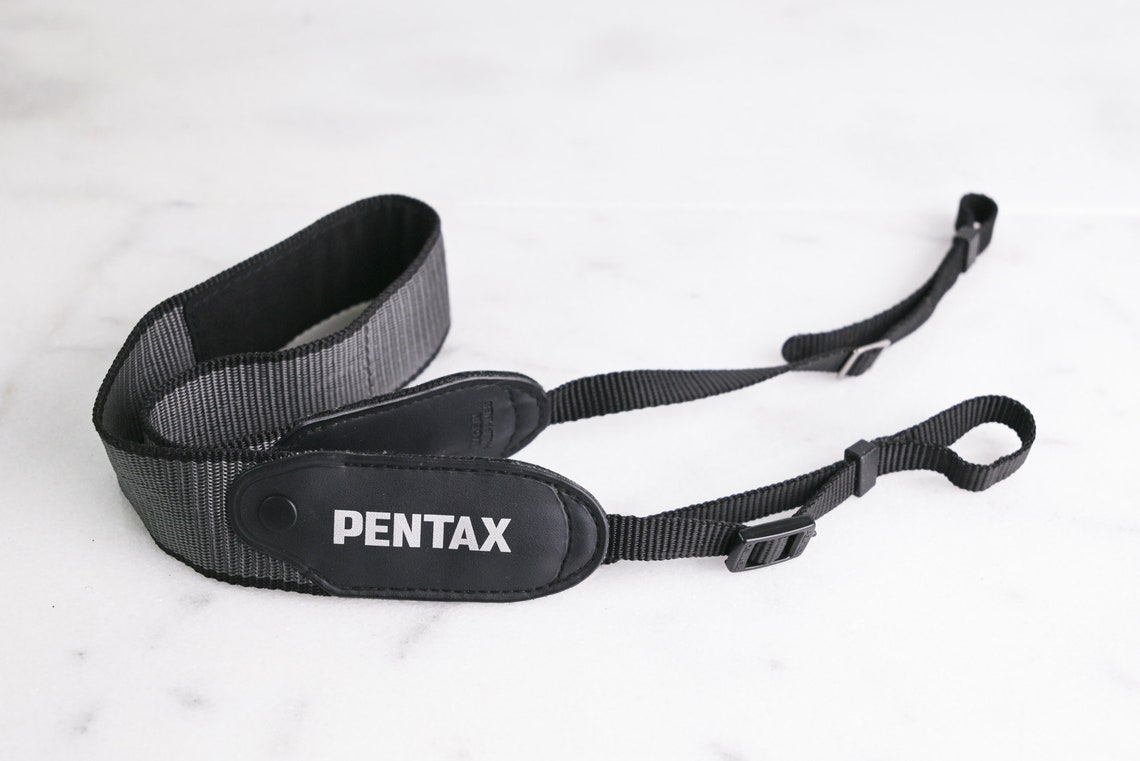 Pentax Camera Strap in Grey and Black with Adjustable Etsy