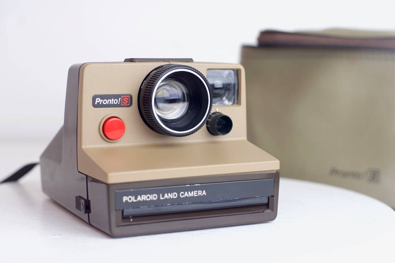 Polaroid Pronto S SX70 Land Instant Camera with Polaroid Case Etsy