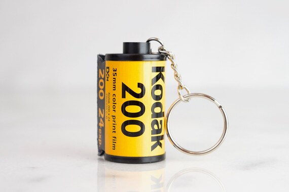 35mm Film Canister Keychain Kodak Film Keyring Kodak Film Picture