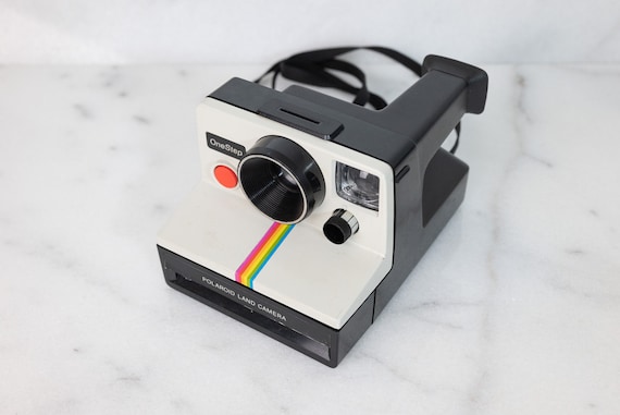 Polaroid One Step Instant Land Camera Rainbow Stripe - SX-70 Film