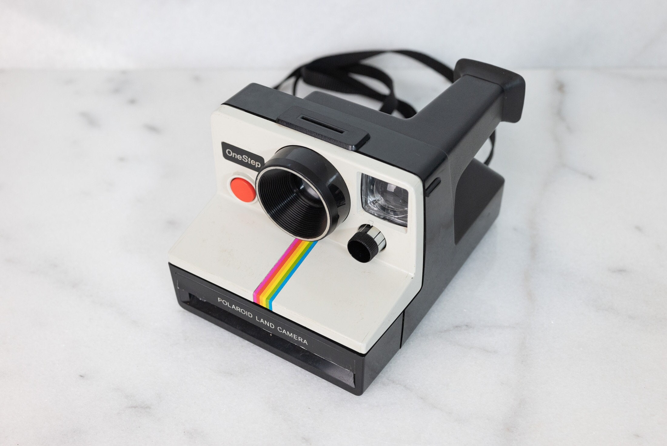 Polaroid One Step Instant Land Camera Rainbow Stripe - SX-70 Film