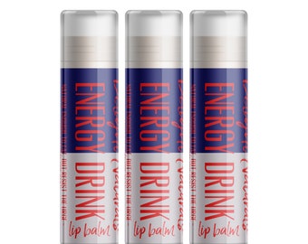 Delight Naturals Energy Drink Lip Balm - Set of Three