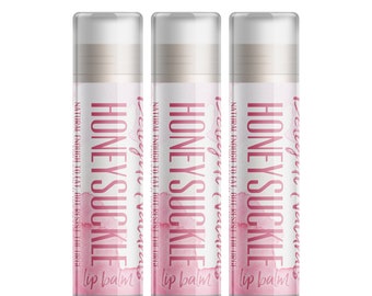 Honeysuckle Lip Balm - Set of Three