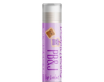 Delight Naturals PB&J Lip Balm (Grape) - Single Tube